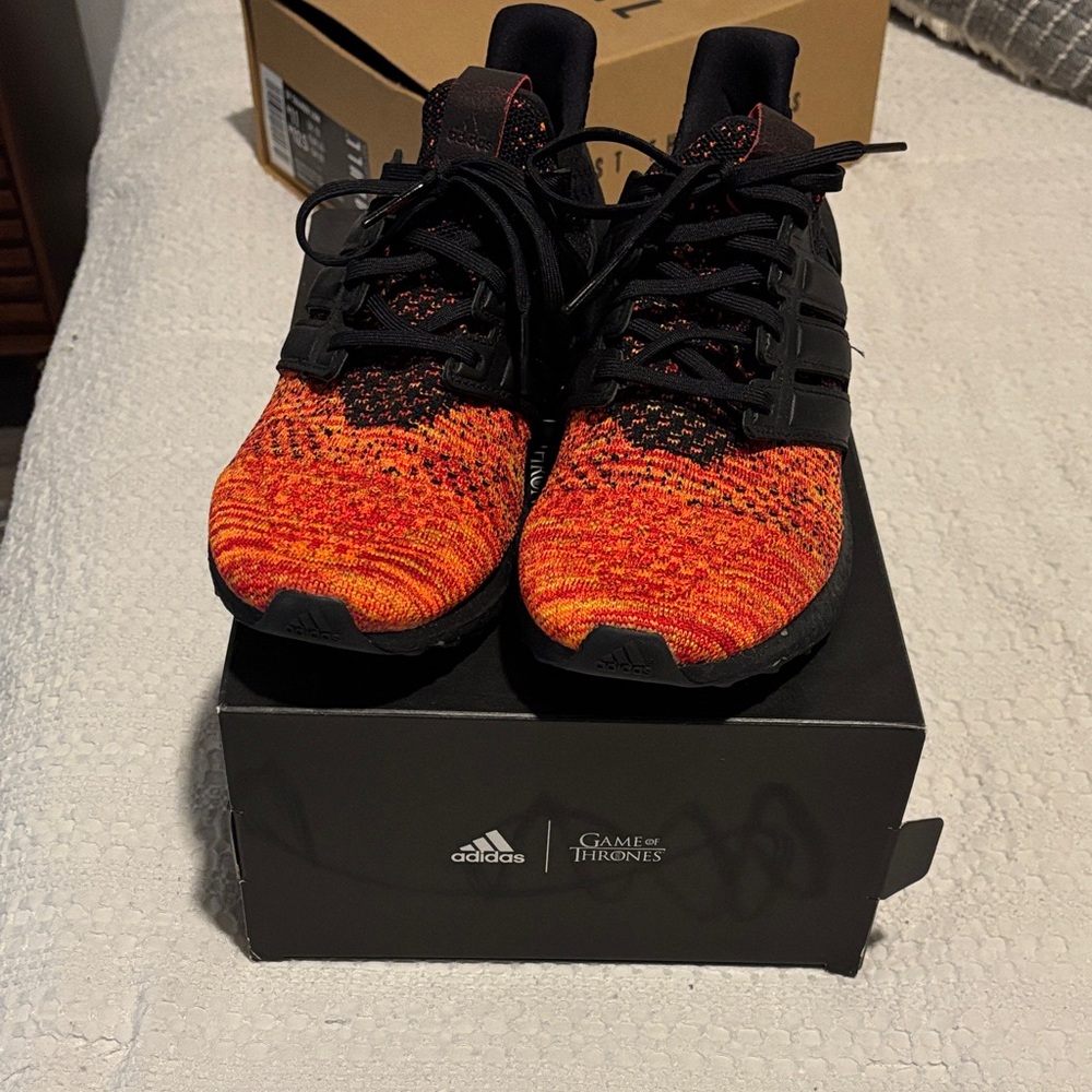 Adidas Game of Thrones Black and Orange Sneakers